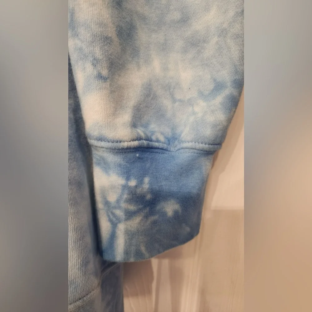 Rip Curl Cloud Tie-Dye Cotton Hoodie in Men’s Blue/White Size Large - Picture 9 of 10